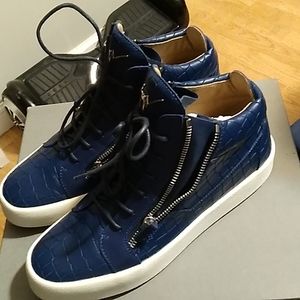 Giuseppe Zanotti sneakers, Navy Blue, Size 12